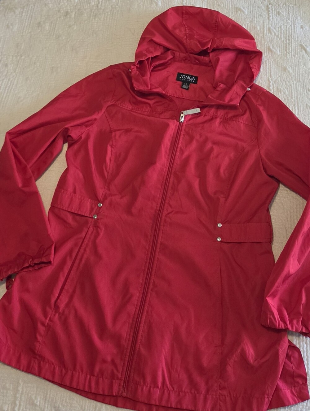 Jones New York Rain Jacket, Size Large